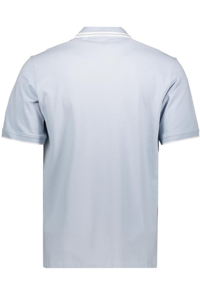JCOHASS LOGO POLO SS SMU 12279905 SUBDUED BLUE
